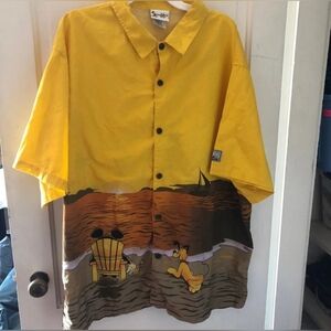 ‼️SOLD‼️ Walt Disney World Mickey Mouse Hawaiian Button Up Shirt Hang Loose 1971